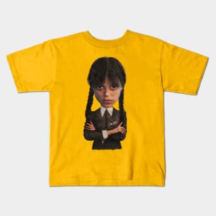 Merlina Addams Kids T-Shirt